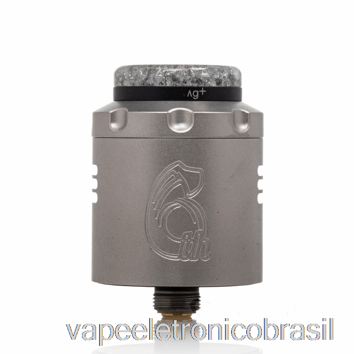 Vape Eletrônico Hellvape Dead Coelho V3 24mm Rda [6º Ano] Prata Preto